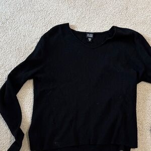 Eileen Fisher Classic Black Knit Top